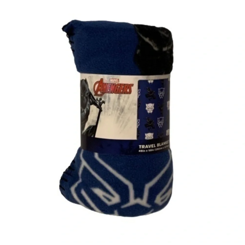 NWT. MARVEL Avengers Black Panther Throw Blanket